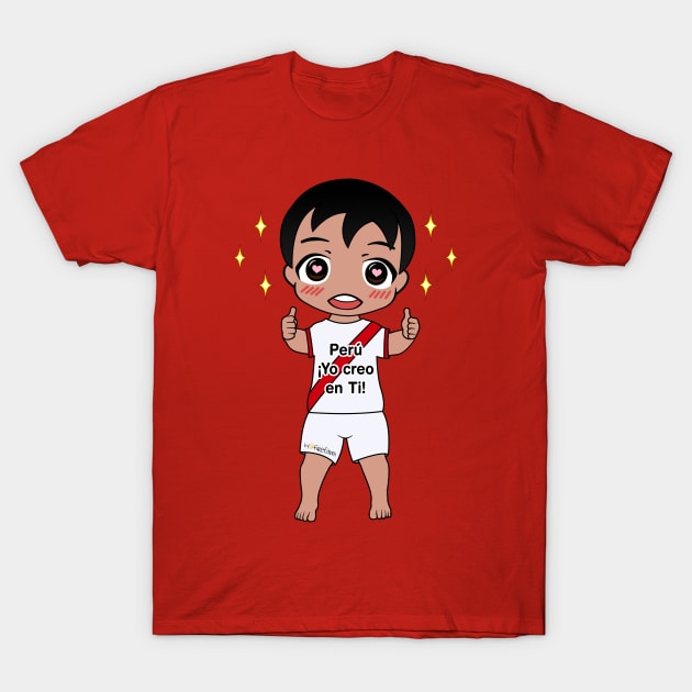 Peruvian Chibi Team Support T-Shirt by firefawx